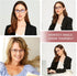 EYEURL Reading Glasses Women Blue Light Blocking - Set of 2 Pattern Design Value Computer Readers (Red+Purple, 2.75)...