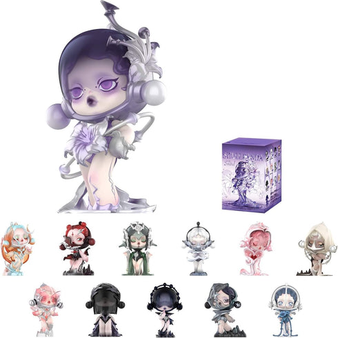 POP MART SKULLPANDA The Sound Series Figures, SKULLPANDA Blind Box Figures, Random Design Action Figures Collectible Toys Home Decorations, Holida...