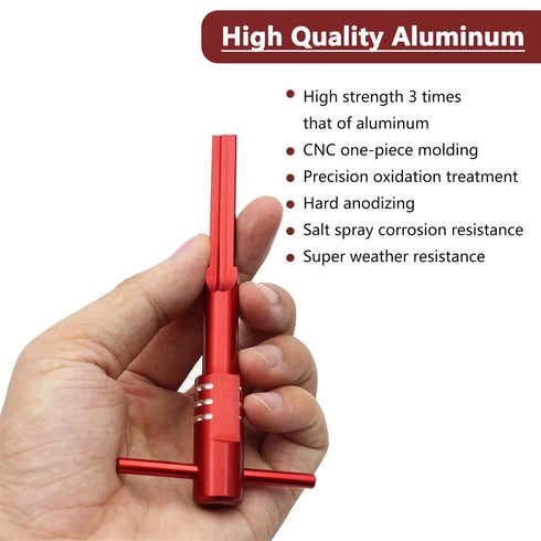 Motorcycle 944 Ignition Switch Housing Alignment Tool Kit Compatible with Harley FLH/T 2014-2020 (Red)...