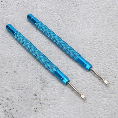 ZJchao Watch Hands Removers, 2pcs Lever Type Puller Watch Hand Press Tools Watch Needle Remover Lifting Tool Watch Repairing Accessory Watch Minut...