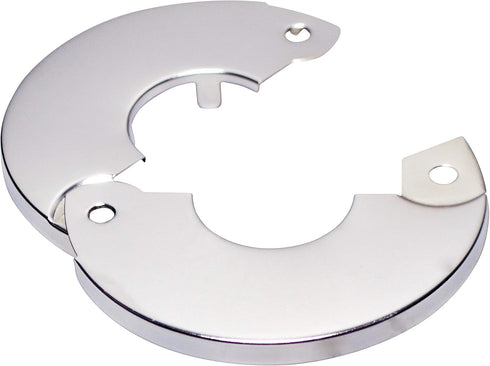 Floor and Ceiling Plate Split Flange, Fits 1 Inch IPS Galvanized Pipe or 1-1/4 Inch Copper Pipe, Chrome Finish (Pack of 6)...