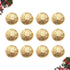MILISTEN 30pcs Round Metal Hollow Out Button Coat Buttons Flat Buttons Jacket Button Trousers Buttons Sewing Buttons (Light Golden 20mm)...