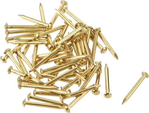 uxcell Small Tiny Hardware Brass Nails 1.5mmx15mm(DxL) for DIY Wooden Boxes Accessories 60pcs...
