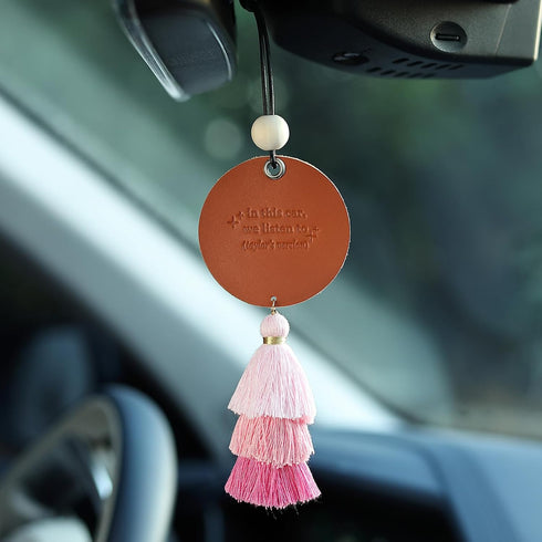 Singer Inspired Hanging Ornament for Car Rearview Mirror Decor, Hanging Charms Accessories, Fan Gift Merch...