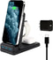 Foldable 3 in 1 Wireless Charging Station for Multiple Devices Apple,Wireless Charger for Travel,Wireless Charging Stand Compatible with iPhone 15...
