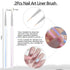 BQAN 5pc Nail Art Brushes Nail Ombre Brush Nail Design Painting Brushes UV Gel Nail Brush Professional Nail Art Design Brushes set...
