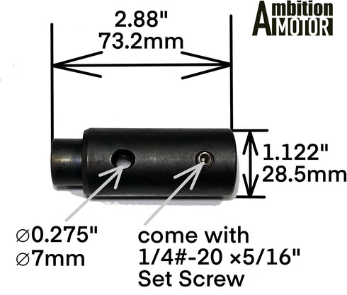 Salt Spreader Spinner Hub Replaces Buyers 3007809 for TGSUV1B with Installed Set Screw...