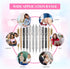 12Pcs Rhinestone Pens Bling Metal Ballpoint Diamond Pens Bulk Fancy Sparkly Crystal Press Retractable Black Ink 0.7mm For Women Office Meeting Bir...