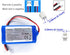 7.4V 2600mAh Rechargeable Battery Lithium li ion Batteries with XH2.54-2P Connector for Electronics, Lighting, Equipment 7.4v Battery Pack...
