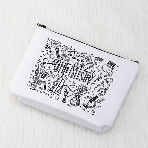 CMNIM Chemistry Cosmetic Bag Chemistry Gifts for Teacher Student Chemistry Makeup Bag Chemistry Lover Gifts Chemistry Themed Bag (Chemistry Cosmet...