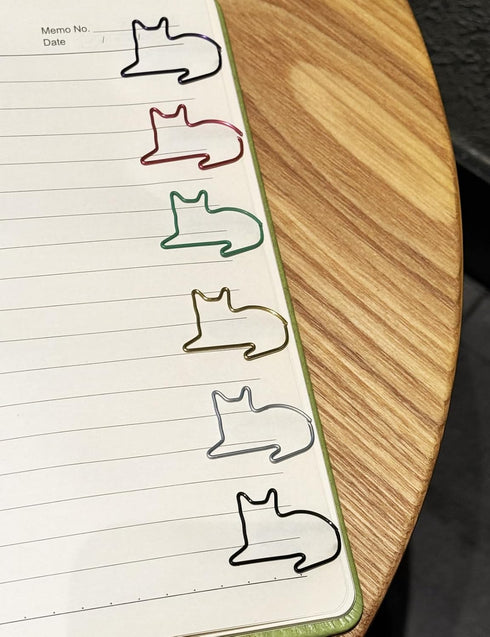 Cute Paper Clips, 65 pcs Cat Shaped Paper Clips Bookmarks, Fun Office Supplies Gifts for Women Men Teacher Girl Boy Student Cat Lovers...