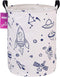 Laundry Hamper Large Canvas Fabric Lightweight Storage Basket/Toy Organizer/Dirty Clothes Collapsible Waterproof for College Dorms, Boys and Girls...