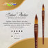 Silver Brush Limited 5225S-60 Silver Atelier Golden Taklon Quill Round Brush, Size 60, Short Handle...