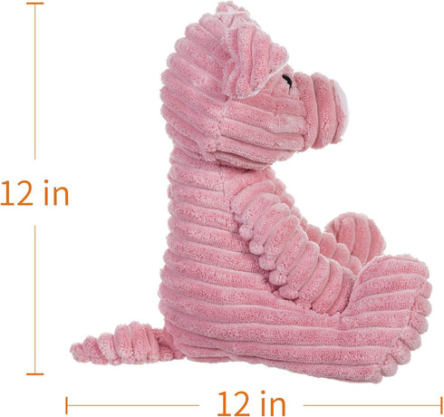 Apricot Lamb Plush Toys Corduroy Pig Stuffed Animal Soft Cuddly Perfect for Child (Corduroy Pig?8.5 Inches)...