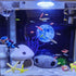 Saim Upgrade Aquarium Mushroom House Ceramic Cave Decorations for Pleco Shrimp to Rest and Breed, Hiding - White...