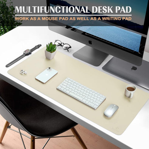 K KNODEL Small Desk Mat, Office Desk Pad, Computer Desk Mat, Laptop Mat for Desk, Desk Protecor Mat, Desktop Mat, Desk Writing Pad, Desk Blotter P...