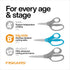 Fiskars 6" Big Kids Scissors, For Ages 8+, For School or Crafting, Turquoise...