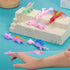 Slingshot Dinosaur Finger Toys, Mini Rubber Dino Figures Finger Sling Shot Toys, Flying Games Party Favors Gift Toy, Funny Gag Gifts for Kids Teen...
