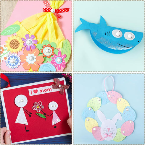 100PCS Brads Paper Fasteners Brass Brads Round Fasteners Mini Metal Brads for Kids Craft Art Crafting School Project Brass Fasteners Decorative Pa...