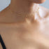 MEVECCO Gold Dainty Bead Plain Chain Choker Necklace for Women,14K Gold Plated Cute Tiny Satellite Chain Boho Minimalist Simple Choker Necklace fo...