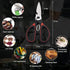 ATB Kitchen Scissor Heavy Duty Kitchen Shears with Protective Sheath Kitchen Meat Scissors, Stainless Steel Multi-function Scissors For Food Chick...