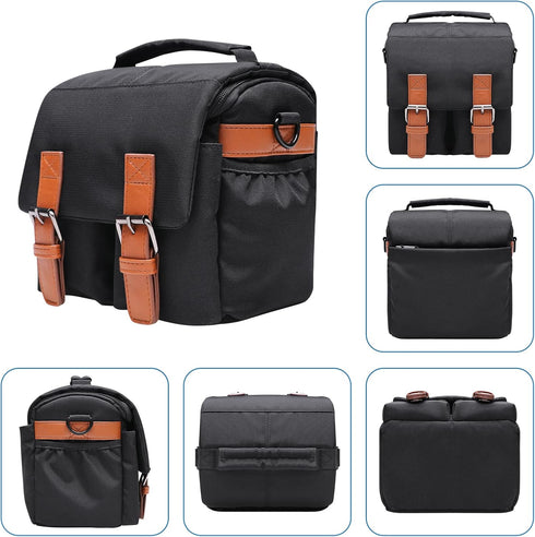 XANAD DSLR Camera Bag,SLR/Mirrorless Case for Sony/Canon/Nikon/Samsung/Olympus/Pentax/Panasonic,Fit Sony Alpha7R V / 7 IV/Alpha a6000 / a7 III ILC...