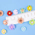 100Pcs Flower Daisy Slime Charms Set Easter DIY Craft Mixed Making Resin Jewery Charms Embellishments Flatback Resin Charms Flower Cabochons for D...
