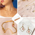 1370Pcs Gold Open Jump Rings 3/4/5/6/8/10 mm Crafts Jump Rings Kit Small and Large DIY Open Jump Ring Hoops for Jewelry Making Keychains and Neckl...