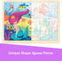 Wooden Puzzles for Kids Ages 3-5, 24 Piece Puzzle for 3 Year Old Little Mermaid, Preschool Toddler Puzzles for 3 4 5 Year Old with Picture Underne...