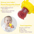 WAJIAYON Baby Fruit Feeder/Food Feeder Pacifier (3 Pack)- Infant Teething Toys | Fruit Pacifier Feeder | Silicone Teether Feeder Baby | Baby Feedi...