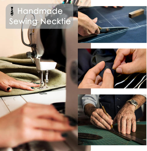 Mantieqingway Ties for Men, Wool & Cotton & Cashmere Skinny Tie 2.36'' Mens Neckties for Wedding Groomsmen Gifts Party...