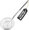 Zulay Kitchen Stainless Steel Cooking Utensil - Stainless Steel Kitchen Utensil - Durable Kitchen Gadgets - Metal Kitchen Accessories - Easy to Cl...