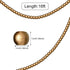 16 Feet Christmas Wood Bead Garland Wooden Bead Garland for Christmas Tree Holiday Decoration (Gold)...