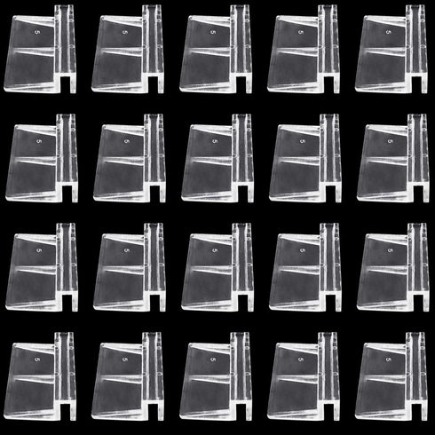 20 Pieces Aquarium Lid Clips 5mm for Rimless Aquarium Acrylic Fish Tank Glass Cover Clip Support Holder...