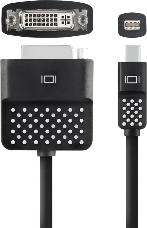 Belkin Mini Displayport To DVI Adapter - Compatible with 1080P Monitors - DVI to Displayport Adapter - DP to DVI Adapter - Connect TV & Monitors t...