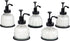8 Oz Soap Dispenser for Kitchen and Bathroom Countertop, Refillable Wash Hand Liquid, Dish Detergent, Farmhouse Style Vertical Stripes Shape Shamp...