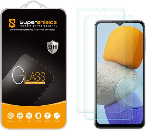 Supershieldz (2 Pack) Designed for Samsung Galaxy A23 5G / Galaxy A23 5G UW Tempered Glass Screen Protector, Anti Scratch, Bubble Free......