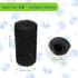 12 Pieces Aquarium Filter Sponge 0.8" Intake Shrimp Filter Coarse Sponge Filter for Aquarium Fish Tank, Protect Fish Fry and Shrimp, Black...