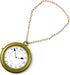 Skeleteen Jumbo Gold Clock Necklace - White Rabbit Clock, 8" Hip Hop Rapper Clock - 1 Piece...