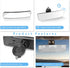 12" Large Convex Rear View Mirror, Suction Cup Anti-Glare Rearview Mirror White Mirror with Panoramic Wide Angle Mounted on Windshield for RV Mari...