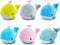 Whale Plush Toy Set BB Funhouse 6 Packs Soft Easter Animal Stuffed Plush Key Chain Set Goodie Bag Fillers Party Favor Carnival Prizes for Kids Boy...