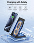 Fast Wireless Charger,NANAMI Qi Certified Wireless Charging Stand Compatible iPhone 15/15 Pro/15 Plus/15 Pro Max/14/14 Pro/13/12,Samsung Galaxy S2...