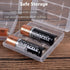 Battery Case AA/AAA Battery Holder Container Compact Portable Organizer Storage Case Insulative Plastic Clear Protective Battery Case for Travelli...