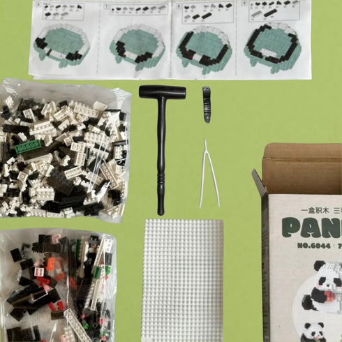 Mini Building Blocks Panda Sets Cute Micro Mini Panda Building Bricks for Adults Micro Nano Bricks Perfect Party Favors for Teenagers. (1748 PCS)...