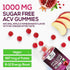 Nature's Nutrition Apple Vinegar Gummy for Weight Loss 1000mg - Vegan Apple Cider Vinegar Gummies for Detox & Cleanse, ACV Supplement Pills, Vitam...