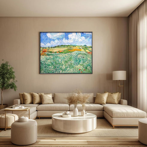 NIHO-JIUMA Van Gogh Diamond Painting Kits The Plains of Orvison, 5D DIY Full Drill Diamond Art Gift for Adults, Home Deco (30X40 cm/12x16 inches)...
