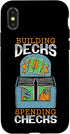 iPhone X/XS Building Decks Spending Checks Card Collector Trading Card Case...