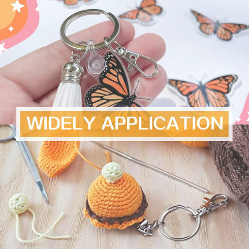 120PCS Swivel Snap Hook with Key Chain Rings Set, 30 PCS Swivel Lobster Clasp,30PCS Key Ring with Chain, 30 pcs Jump Rings and 30pcs Screw Eye Pin...