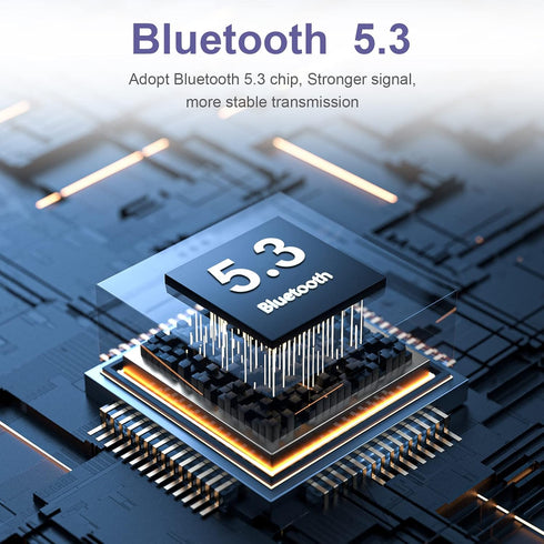 Aux Bluetooth Adpater for Car, Bluetooth 5.3 Transmitter Receiver Noise Cancelling, Portable 3.5mm Aux Bluetooth Adapter Hands-Free Call, Low Late...