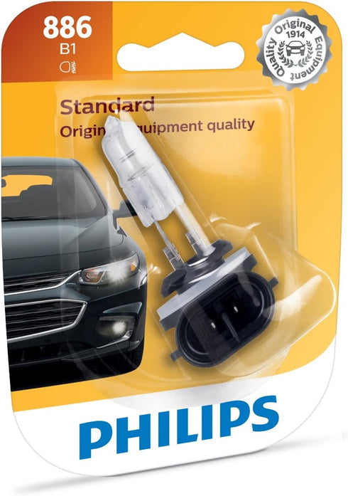 Philips Automotive Lighting 886 Standard Fog Bulb (Pack of 1), cool white, 886B1...